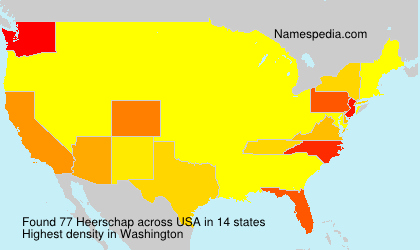 Surname Heerschap in USA Surname Heerschap in USA