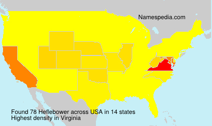 Surname Heflebower in USA Surname Heflebower in USA