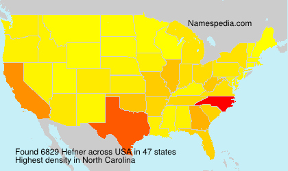 Surname Hefner in USA Surname Hefner in USA