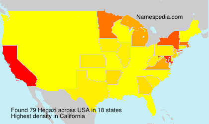 Surname Hegazi in USA Surname Hegazi in USA