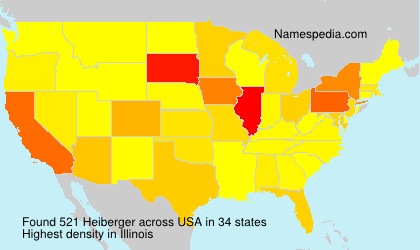 Surname Heiberger in USA Surname Heiberger in USA