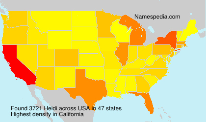Surname Heidi in USA