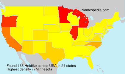 Surname Heidtke in USA Surname Heidtke in USA