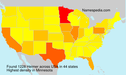Surname Heimer in USA Surname Heimer in USA