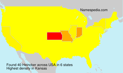 Surname Heincker in USA Surname Heincker in USA