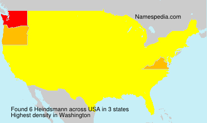 Surname Heindsmann in USA Surname Heindsmann in USA