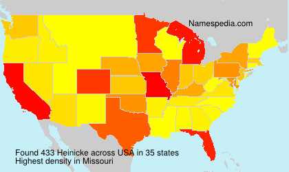 Surname Heinicke in USA Surname Heinicke in USA