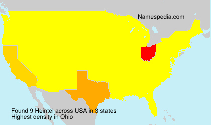 Surname Heintel in USA Surname Heintel in USA