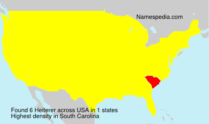 Surname Heiterer in USA Surname Heiterer in USA