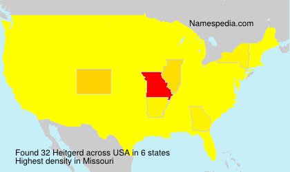 Surname Heitgerd in USA Surname Heitgerd in USA