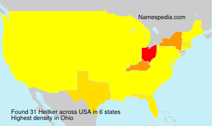 Surname Heitker in USA Surname Heitker in USA