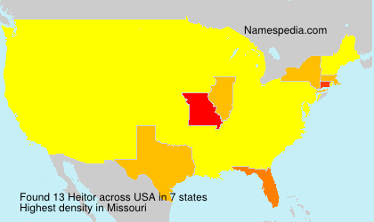 Surname Heitor in USA Surname Heitor in USA