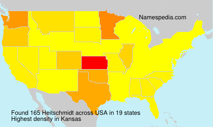 Surname Heitschmidt in USA Surname Heitschmidt in USA