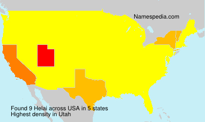 Surname Helai in USA Surname Helai in USA