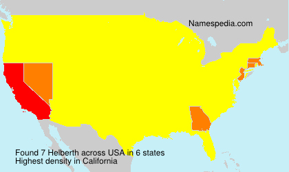 Surname Helberth in USA Surname Helberth in USA