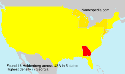 Surname Heldenberg in USA Surname Heldenberg in USA