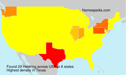 Surname Heldring in USA Surname Heldring in USA