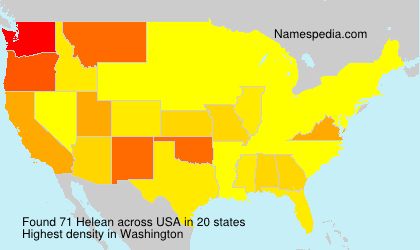 Surname Helean in USA Surname Helean in USA