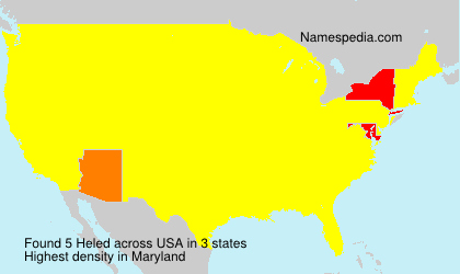 Surname Heled in USA Surname Heled in USA