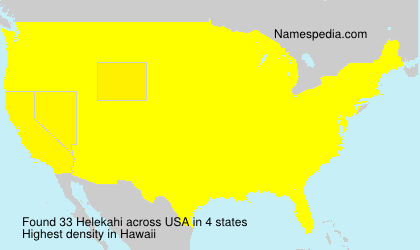Surname Helekahi in USA Surname Helekahi in USA