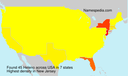 Surname Heleno in USA Surname Heleno in USA