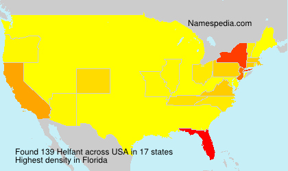Surname Helfant in USA Surname Helfant in USA