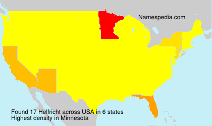 Surname Helfricht in USA Surname Helfricht in USA