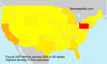 Surname Helfrick in USA Surname Helfrick in USA