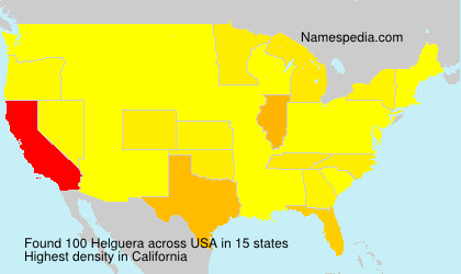 Surname Helguera in USA