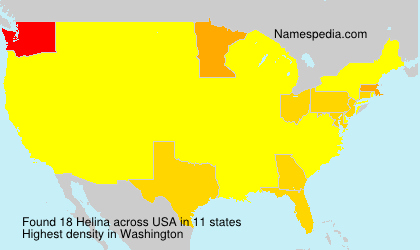 Surname Helina in USA