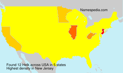Surname Helk in USA Surname Helk in USA