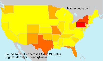 Surname Helker in USA Surname Helker in USA