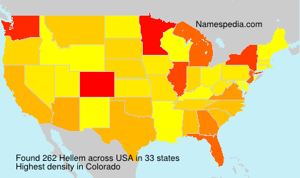 Surname Hellem in USA Surname Hellem in USA