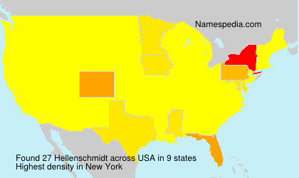 Surname Hellenschmidt in USA Surname Hellenschmidt in USA