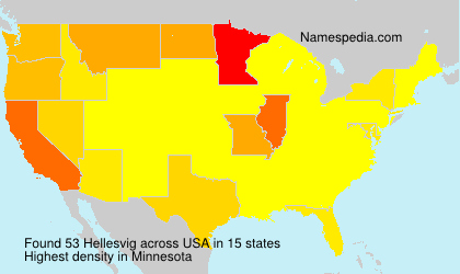 Surname Hellesvig in USA Surname Hellesvig in USA