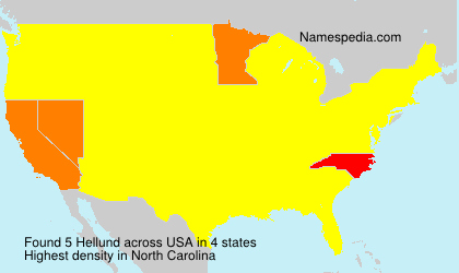 Surname Hellund in USA Surname Hellund in USA
