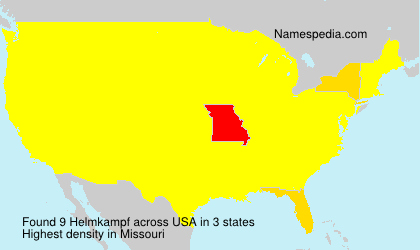 Surname Helmkampf in USA