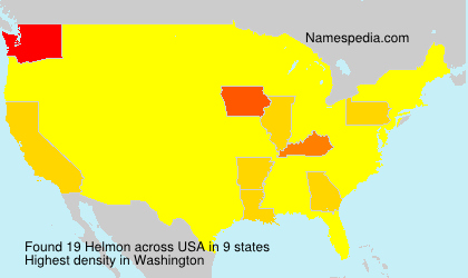 Surname Helmon in USA Surname Helmon in USA