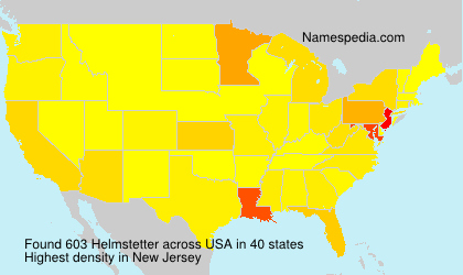 Surname Helmstetter in USA Surname Helmstetter in USA
