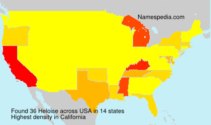Surname Heloise in USA Surname Heloise in USA