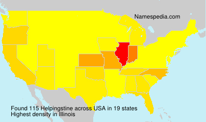 Surname Helpingstine in USA Surname Helpingstine in USA
