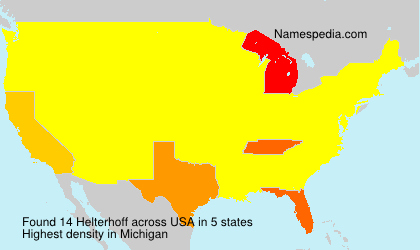 Surname Helterhoff in USA Surname Helterhoff in USA