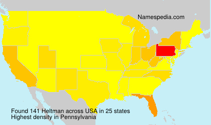 Surname Heltman in USA
