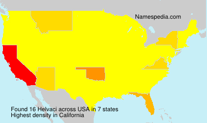 Surname Helvaci in USA Surname Helvaci in USA