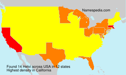 Surname Helvi in USA Surname Helvi in USA