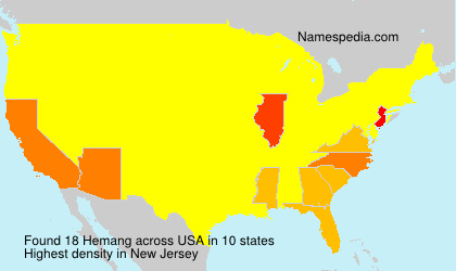 Surname Hemang in USA Surname Hemang in USA