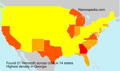 Surname Hemanth in USA Surname Hemanth in USA