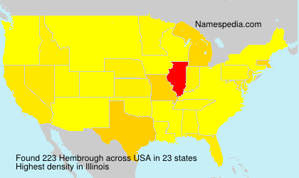 Surname Hembrough in USA Surname Hembrough in USA