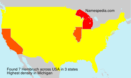 Surname Hembruch in USA Surname Hembruch in USA