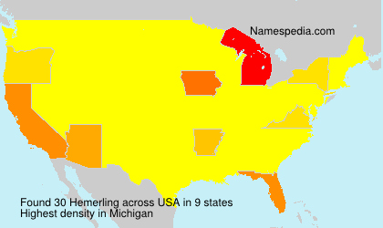 Surname Hemerling in USA Surname Hemerling in USA
